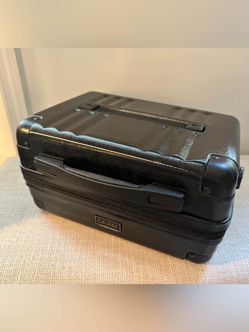 Calpak Black Mini Hardside Carry-On with Top Handle